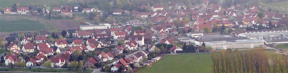 Haarhausen Wachsenburggemeinde Luftbild